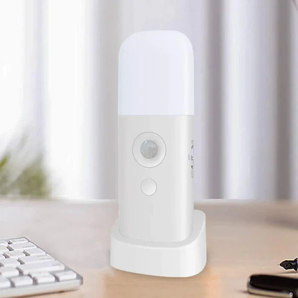 Motion Sensor Night Light β USB Rechargeable, Portable & Dimmable LED Lamp