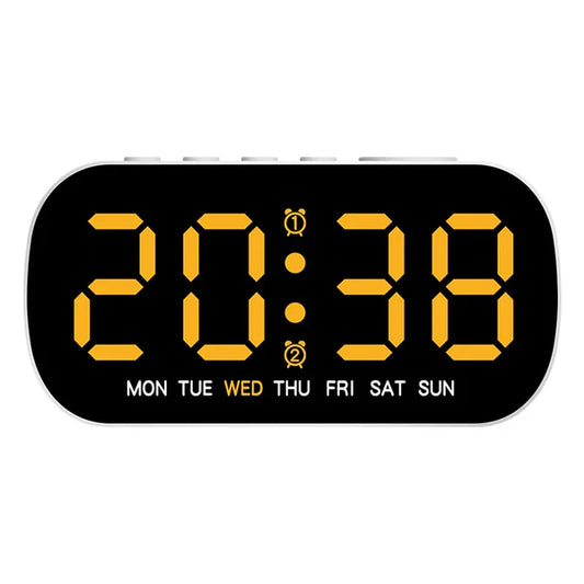 TimeWise LED β Digital Alarm Clock with Dual Alarm & Night Mode