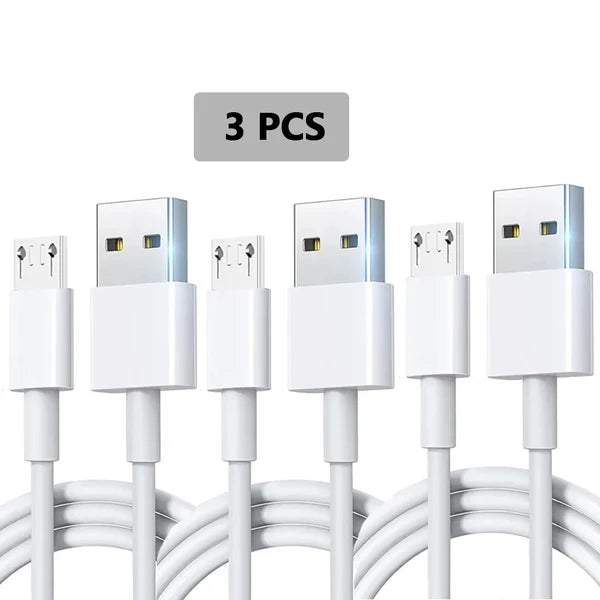 Micro USB Cable 3A Fast Charging & Data Transfer โ Durable and Reliable
