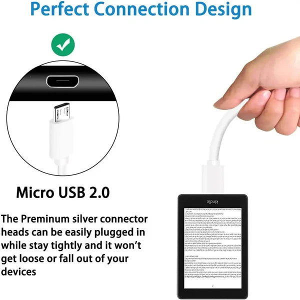 Micro USB Cable 3A Fast Charging & Data Transfer โ Durable and Reliable