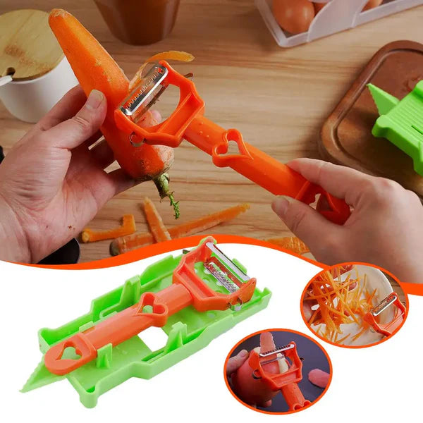 Multi-Functional Fruit & Vegetable Peeler β Julienne, Slice & Shred with Ease