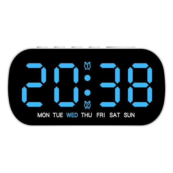 TimeWise LED – Digital Alarm Clock with Dual Alarm & Night Mode