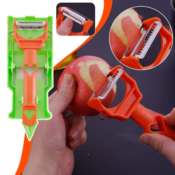 Multi-Functional Fruit & Vegetable Peeler β Julienne, Slice & Shred with Ease