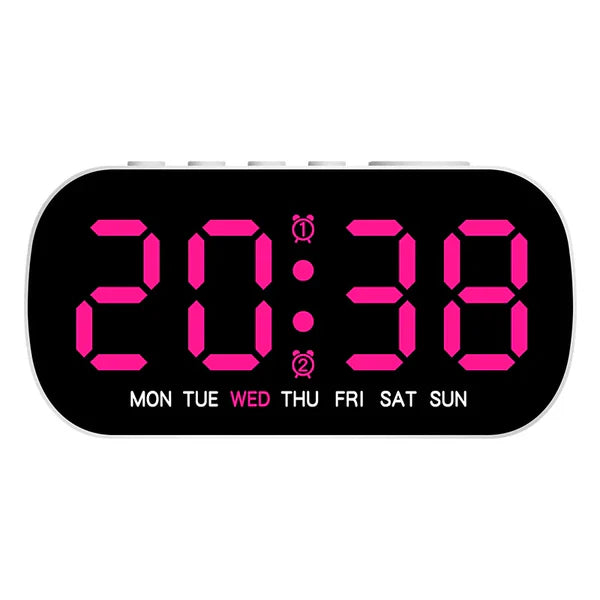 TimeWise LED – Digital Alarm Clock with Dual Alarm & Night Mode