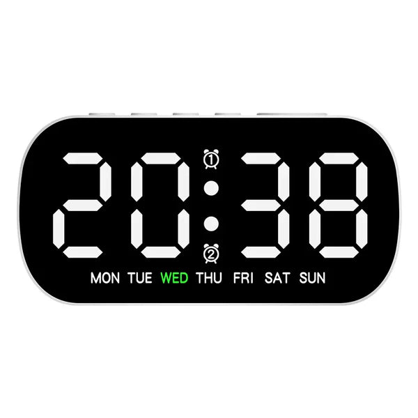 TimeWise LED – Digital Alarm Clock with Dual Alarm & Night Mode