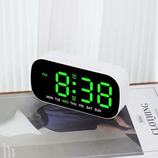 TimeWise LED – Digital Alarm Clock with Dual Alarm & Night Mode