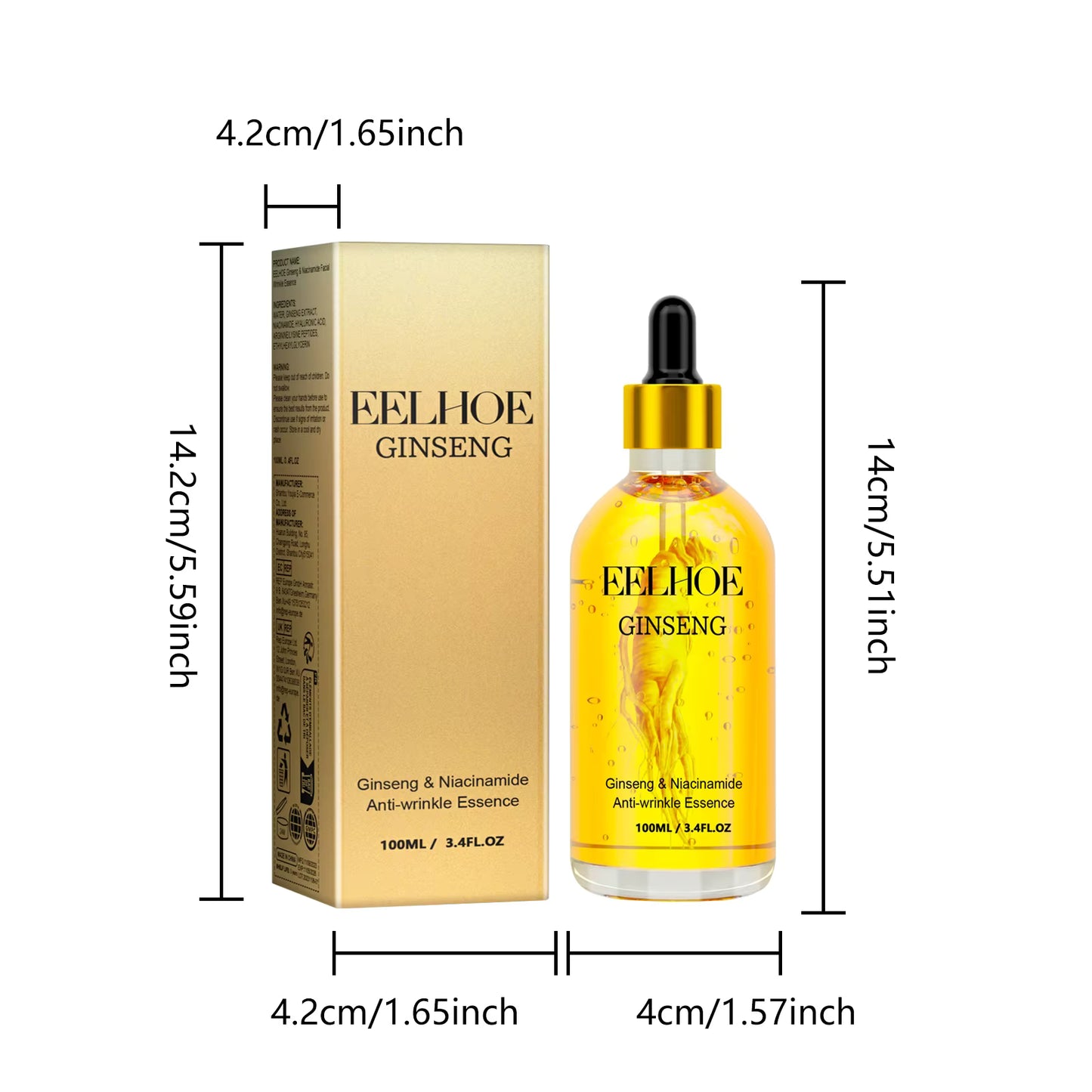 EELHOE Ginseng Anti-Wrinkle Essence – The Ultimate Youth-Restoring Luxury Serum