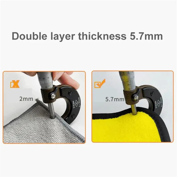 Premium Car Cleaning Towels – Thick Microfiber Cloths for Washing, Drying &amp; Polishing