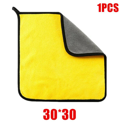 Premium Car Cleaning Towels – Thick Microfiber Cloths for Washing, Drying &amp; Polishing