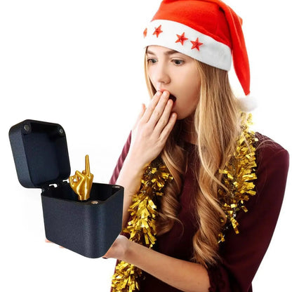JollyJest – Creative Middle Finger Gag Gift for Xmas &amp; Home Décor
