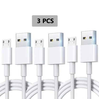 Micro USB Cable 3A Fast Charging &amp; Data Transfer – Durable and Reliable
