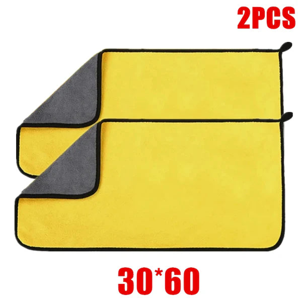 Premium Car Cleaning Towels – Thick Microfiber Cloths for Washing, Drying &amp; Polishing