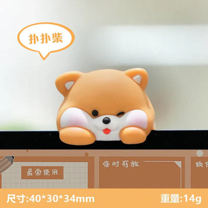 CharmCritters – Pink Pig &amp; Cat Mini Desktop Decoration Toys