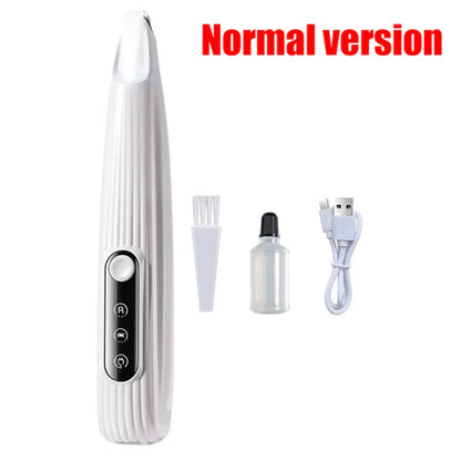 Upgrade Dog Paw Trimmer with LED Light – Waterproof Portable Pet Hair Clipper with Display &amp; 18mm Widened Blade