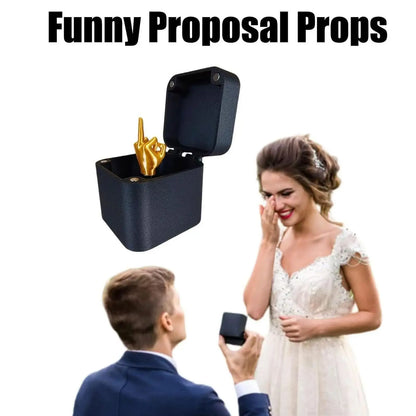 JollyJest – Creative Middle Finger Gag Gift for Xmas &amp; Home Décor