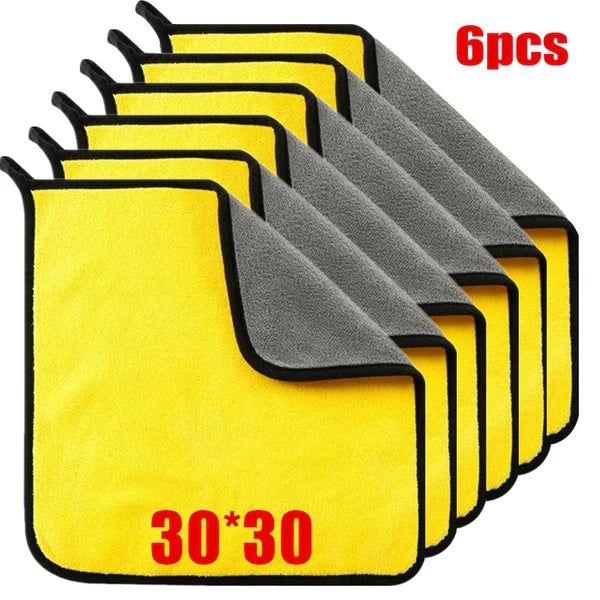 Premium Car Cleaning Towels – Thick Microfiber Cloths for Washing, Drying &amp; Polishing