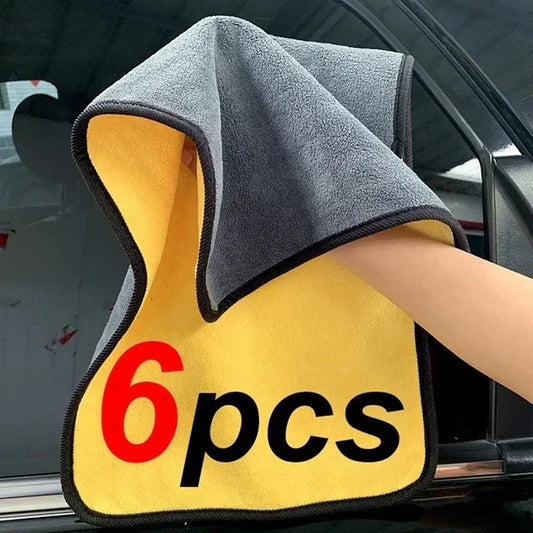 Premium Car Cleaning Towels – Thick Microfiber Cloths for Washing, Drying &amp; Polishing