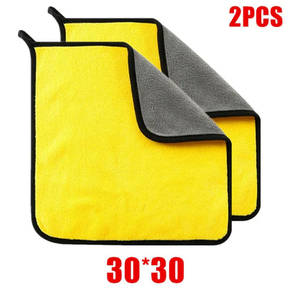 Premium Car Cleaning Towels – Thick Microfiber Cloths for Washing, Drying &amp; Polishing